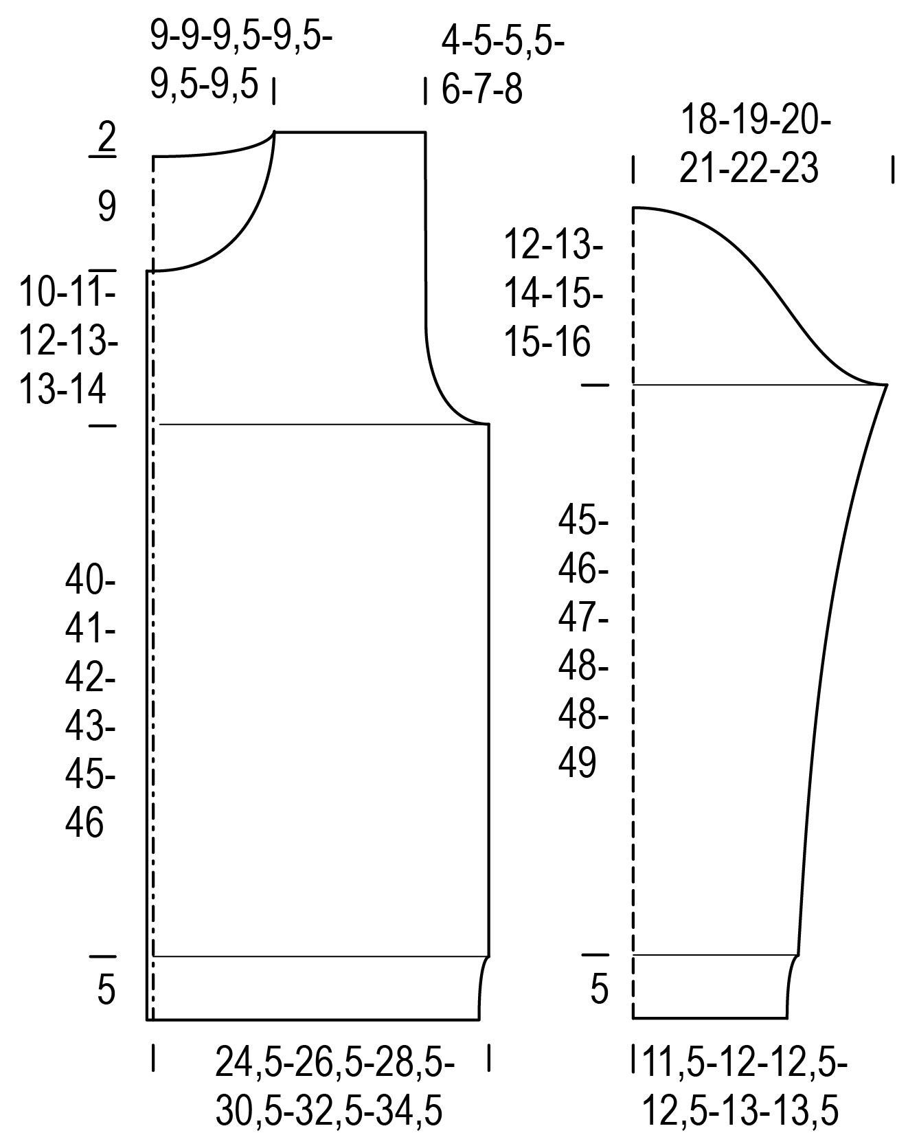 Miehen neuletakki Novita 7 Veljestä ja Nalle Instruction 1