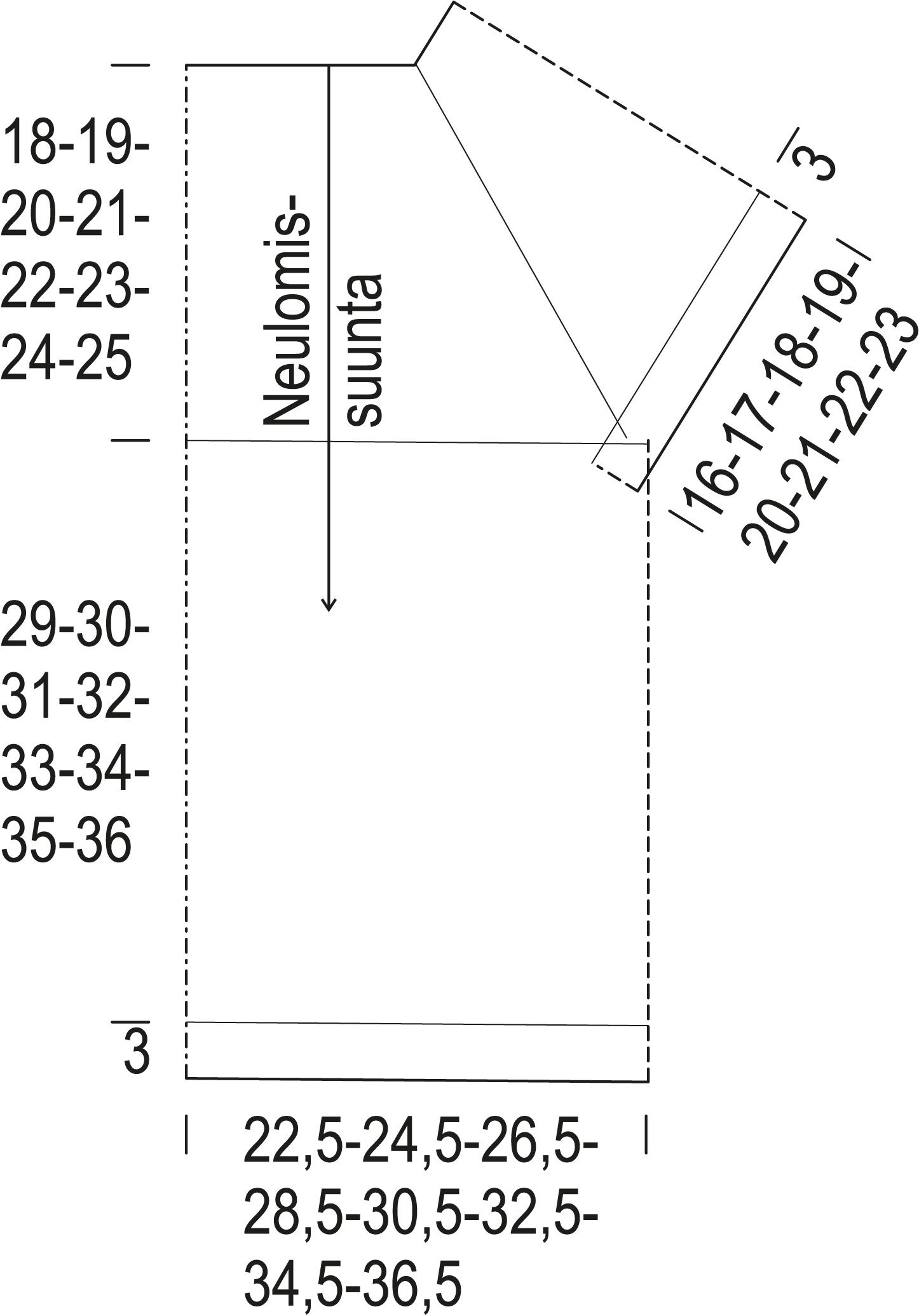 Suvisointu-KAL Cap sleeve top Instruction 1