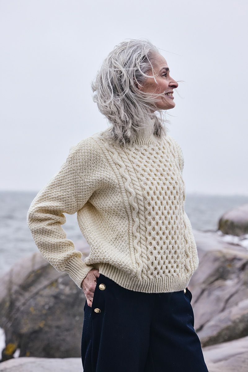 Novita Essentials: Onda Cable Sweater