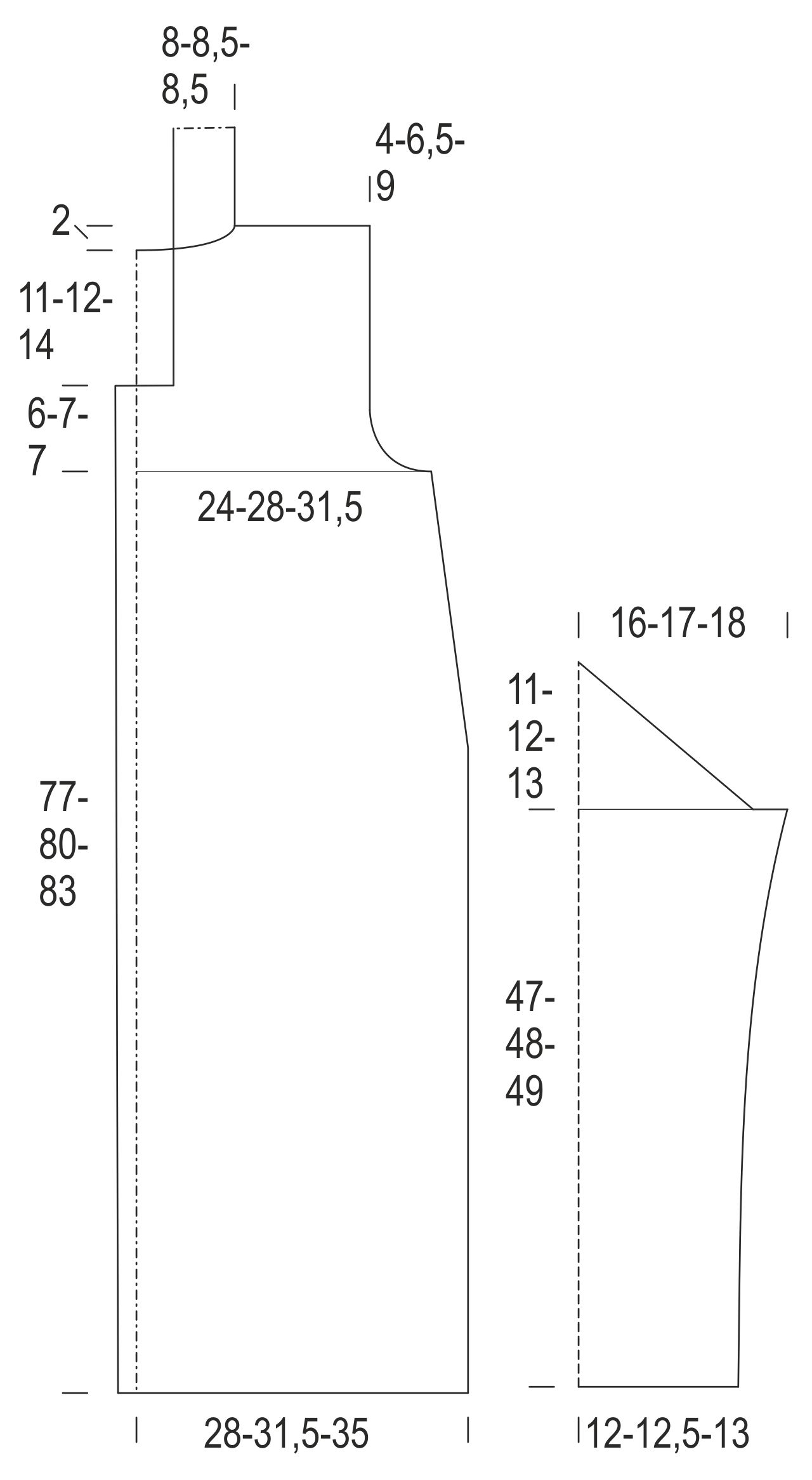 Naisen pitsineuletakki Novita 7 Veljestä (Kesä 2016) Instruction 1