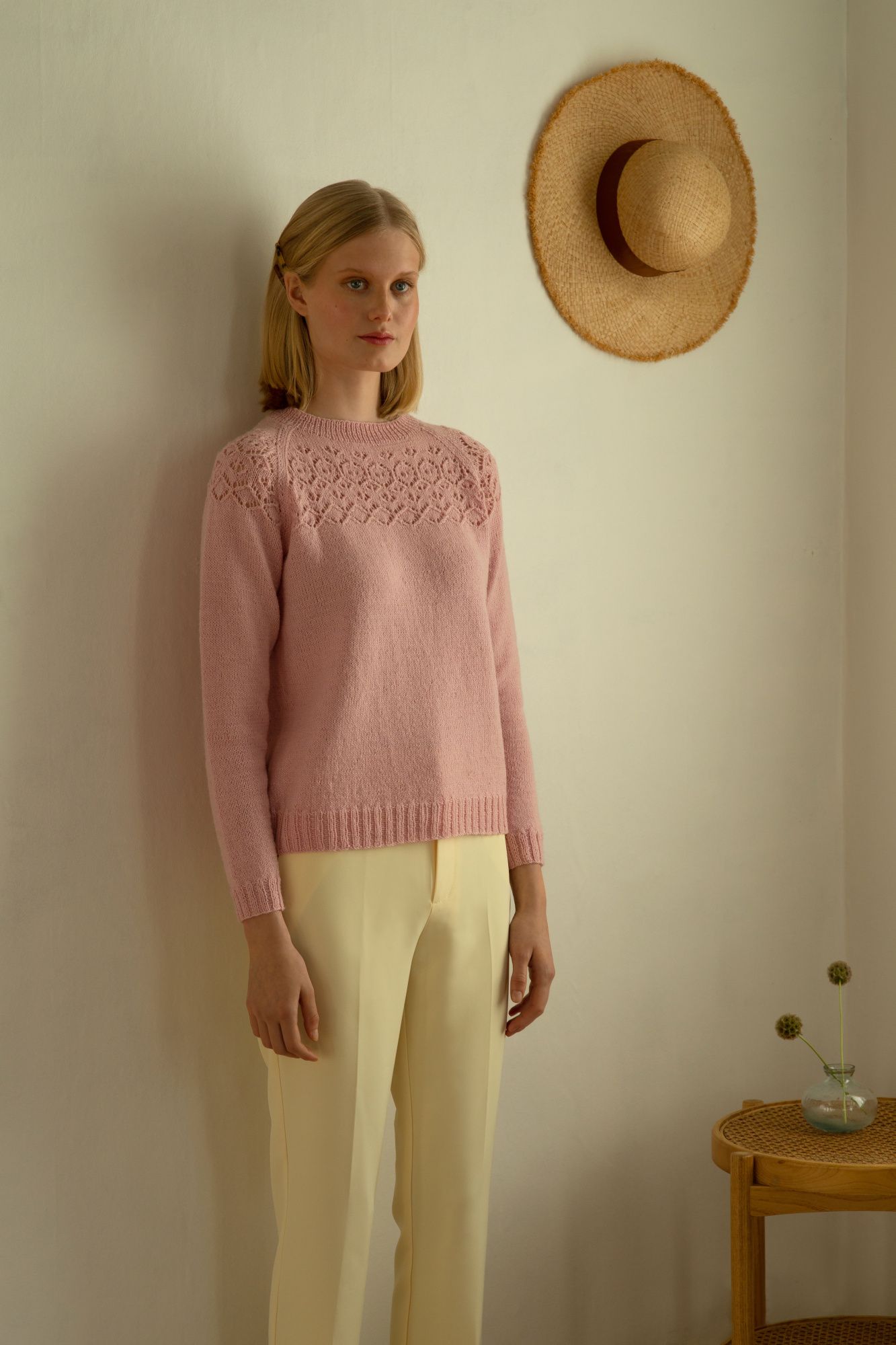 Novita Venla: Women’s knitted sweater Example 2