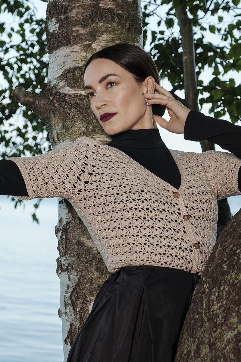 Aino crochet cardigan