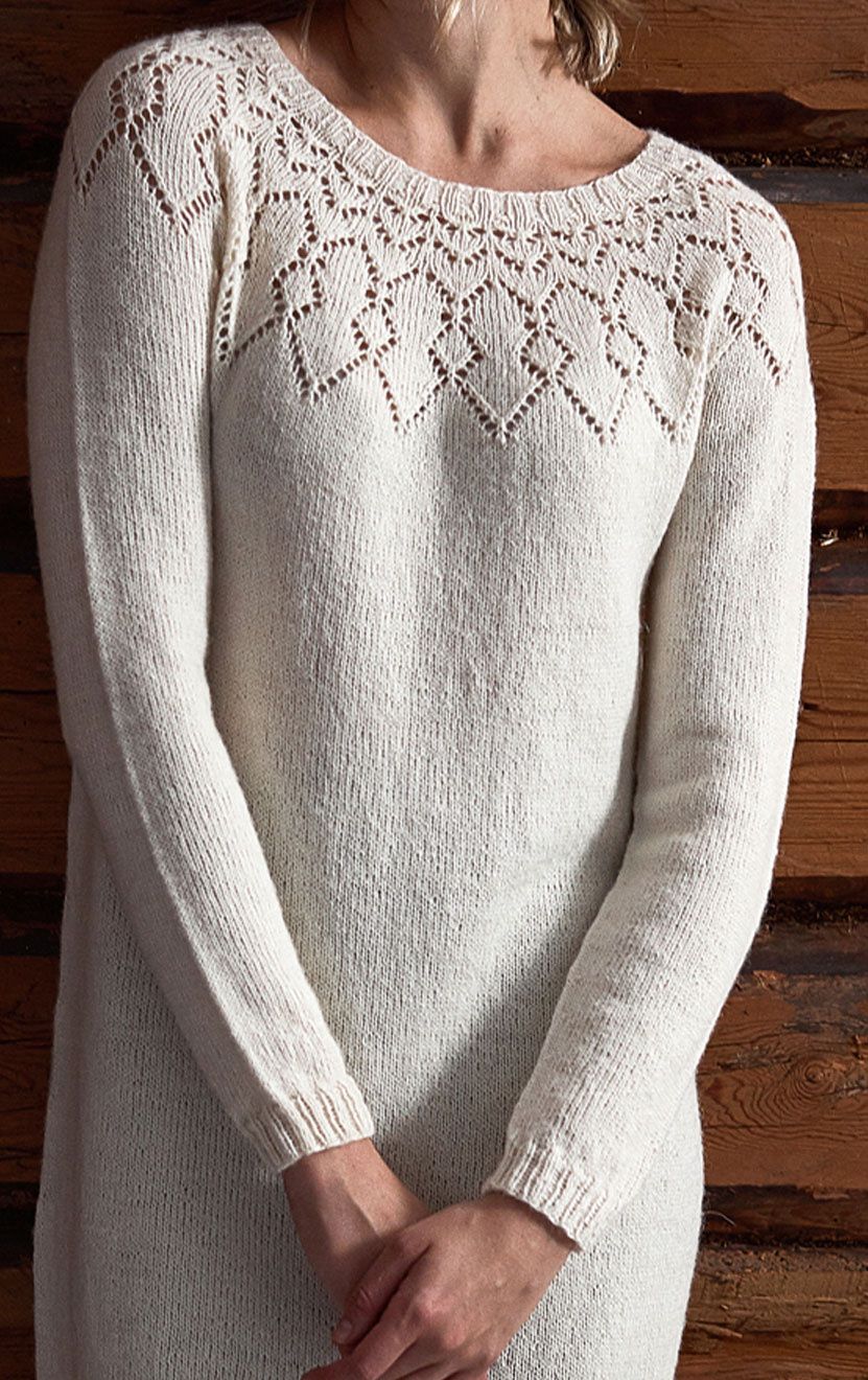Women's knitted dress Novita Venla Example 1