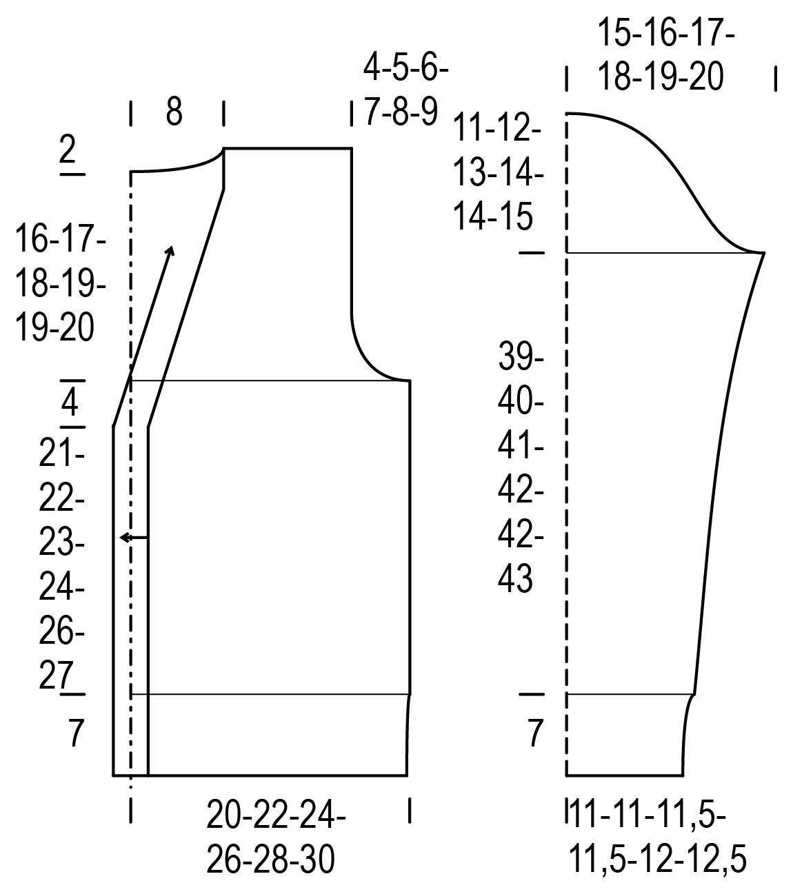 Women's textured cardigan Novita 7 Veljestä and 7 Veljestä Polaris Instruction 3