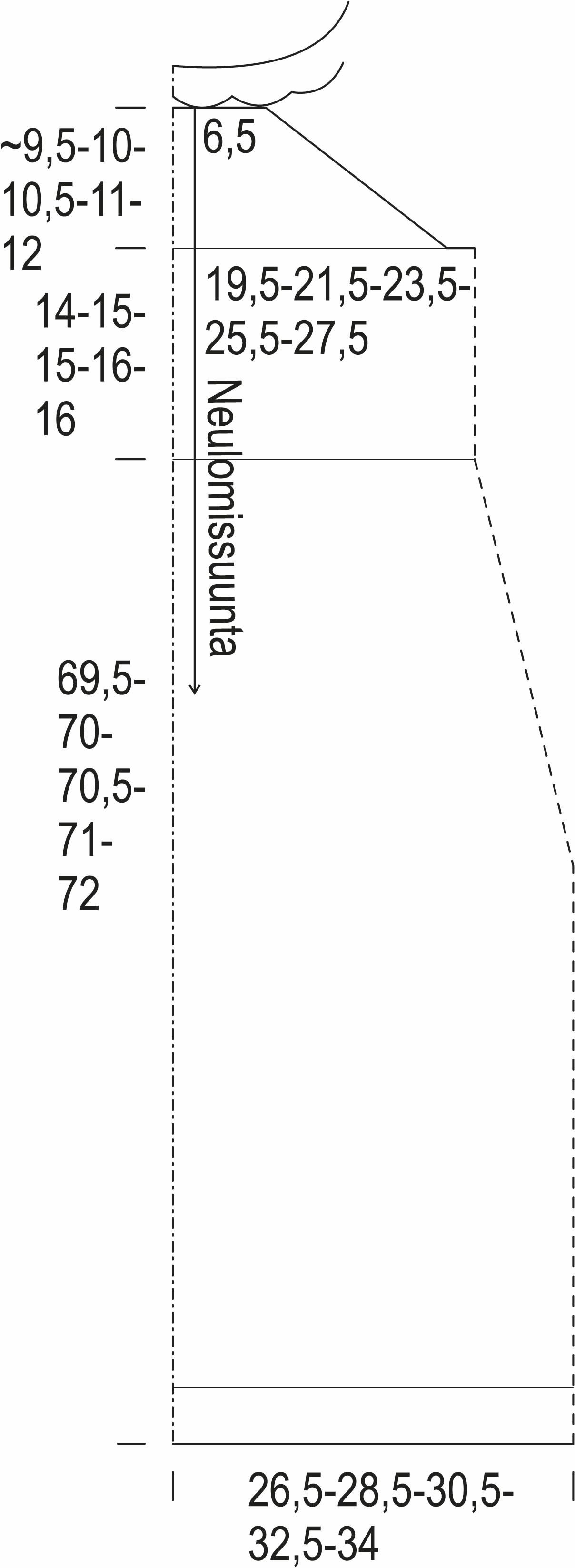 Floral-neulemekko Instruction 1