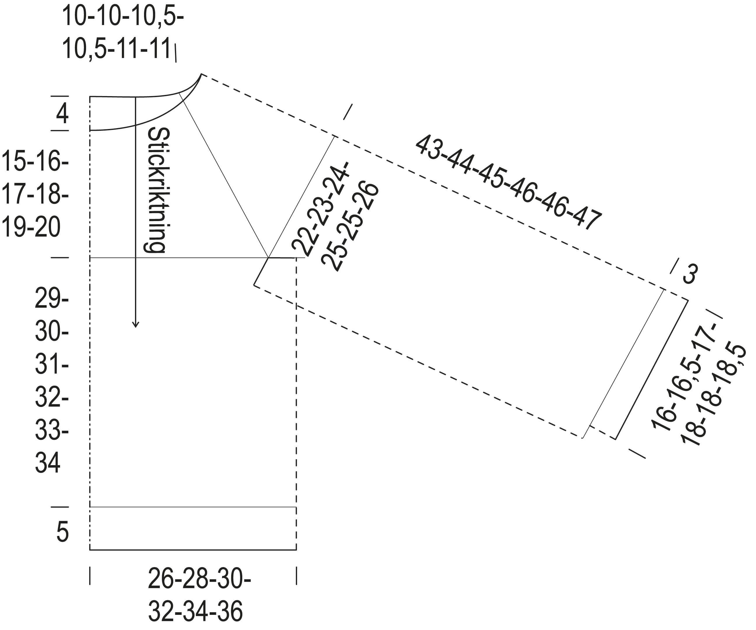 Livlig – tröjan Instruction 1