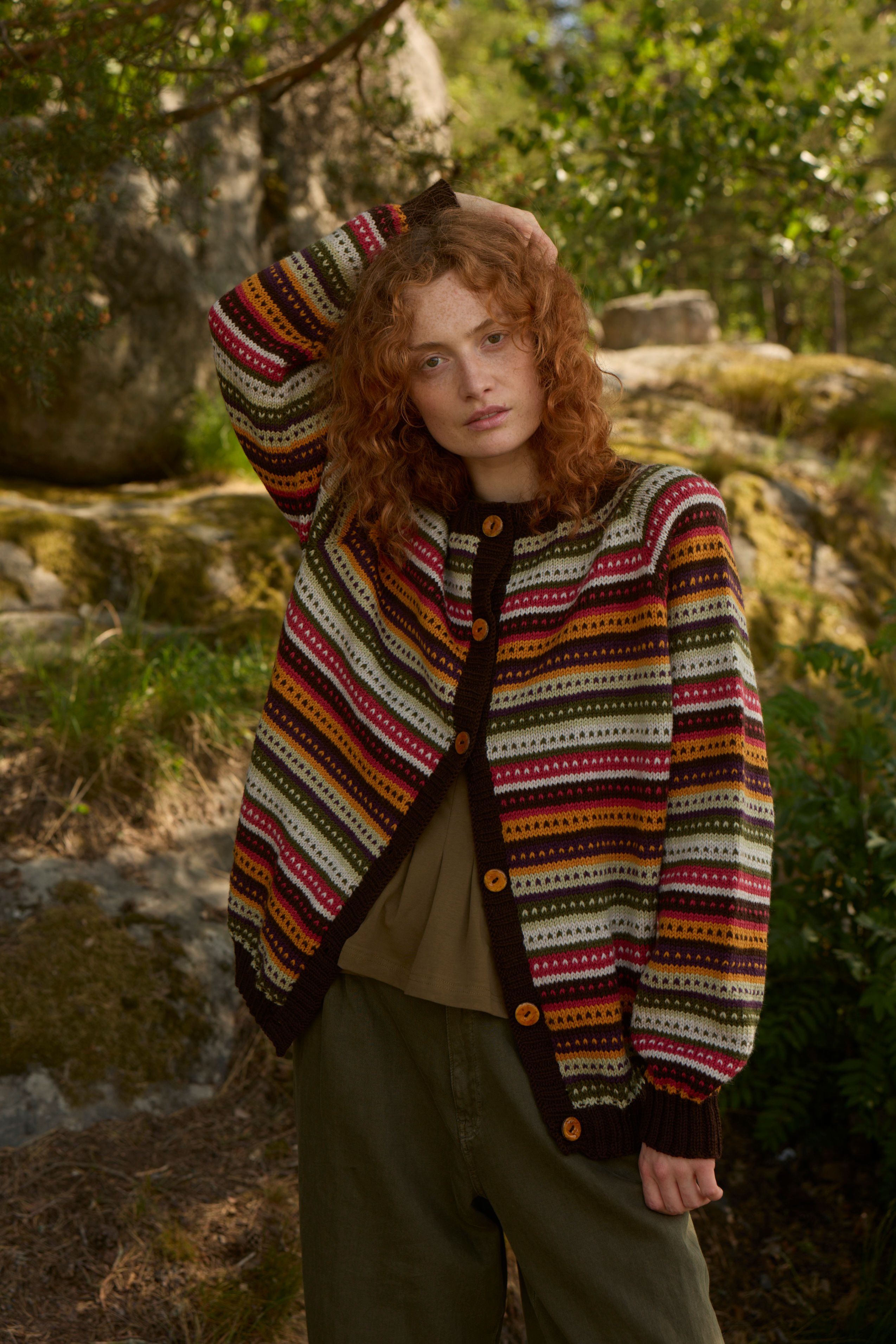 Kevättalvi Yoke Cardigan
