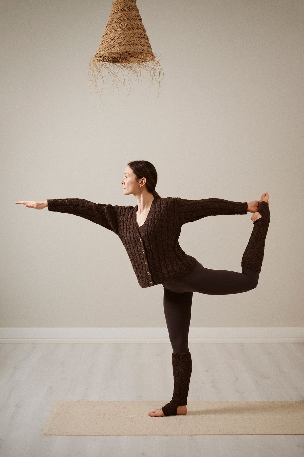 Novita Nalle Alpakka: Hetki-palmikkoneuletakki Example 2