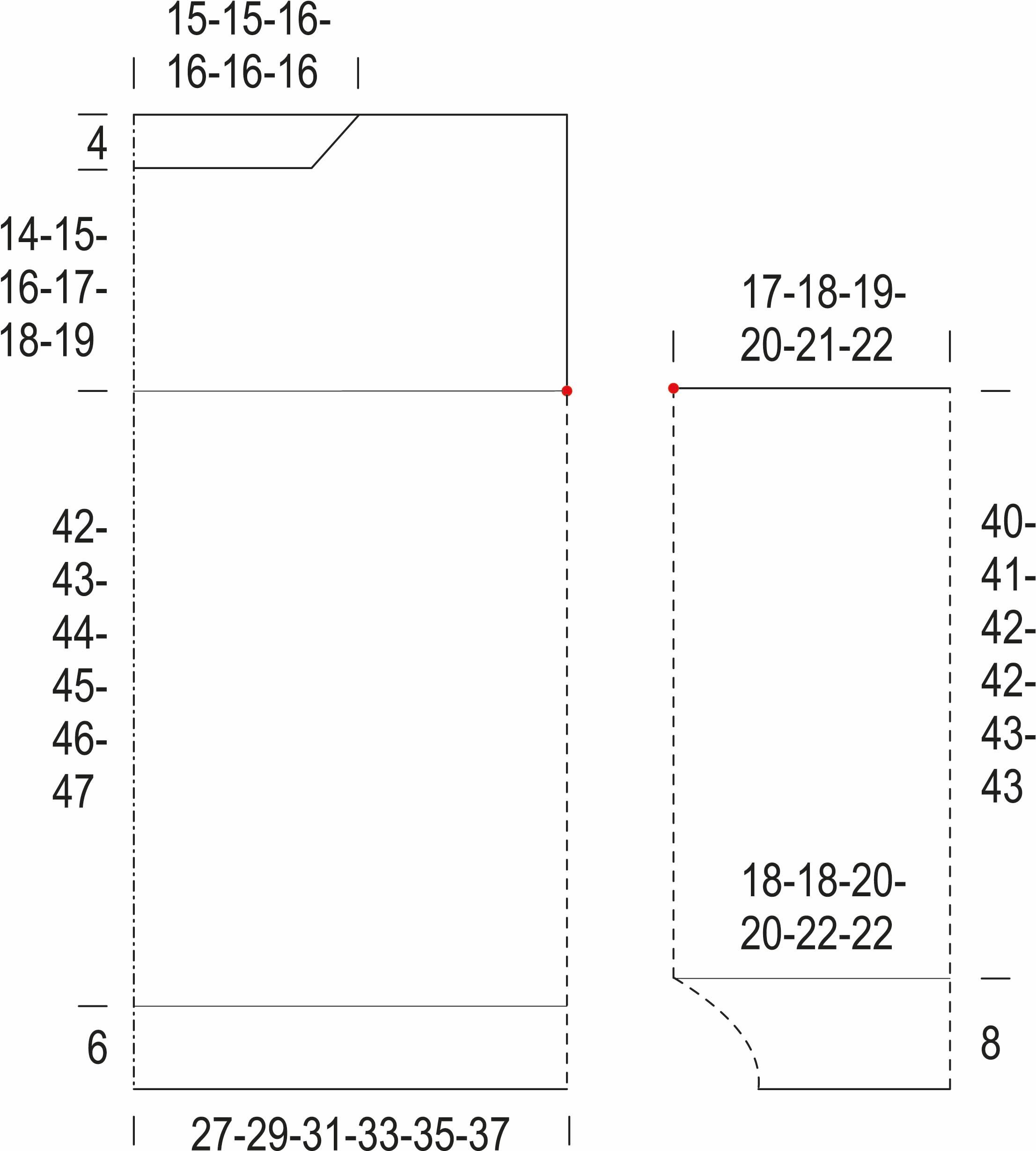 Ömhet – tröjan Instruction 1