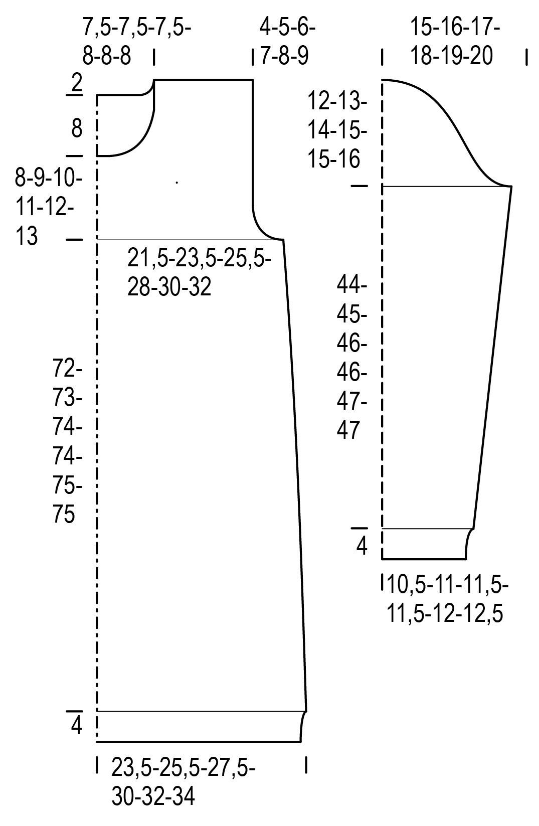 Kaari tunic Novita Wool Cotton Instruction 5