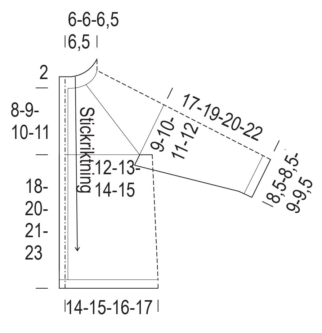 Lyckost - koftan Instruction 4