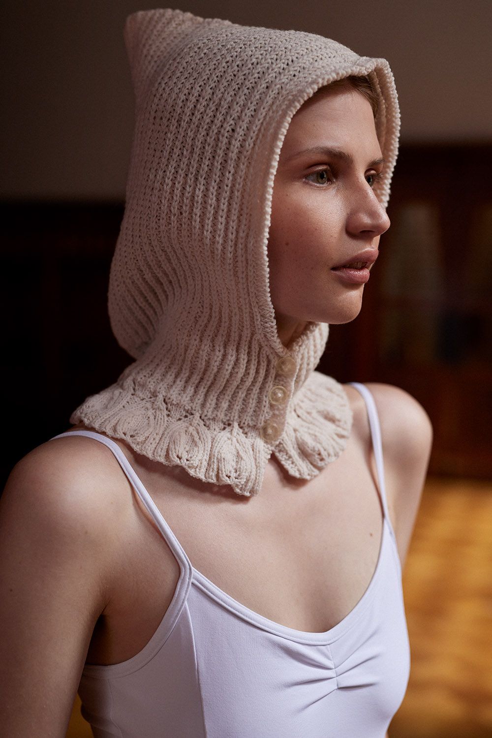 Novita Merino 4 PLY: Klaara knitted hood