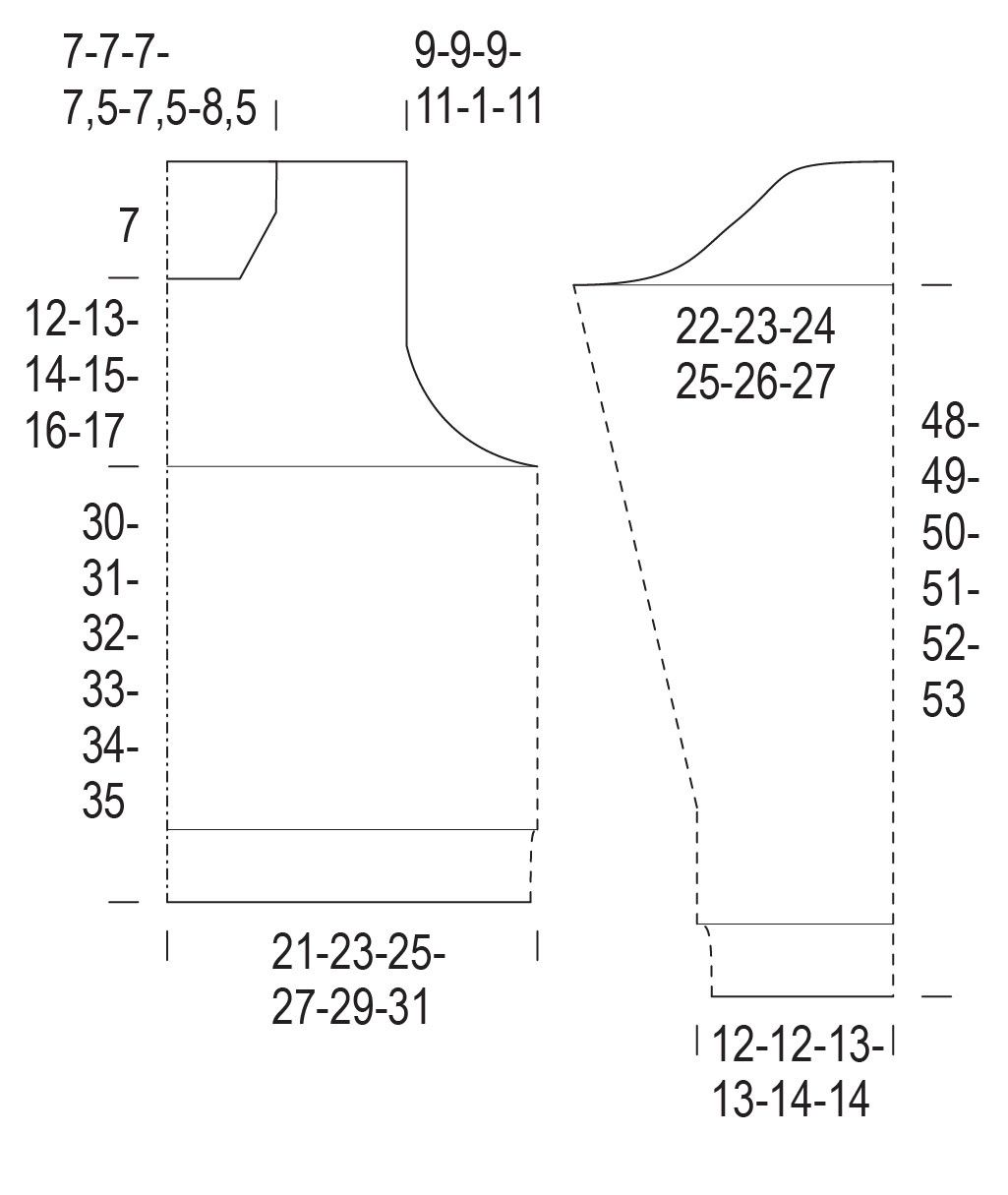 Novita Hygge Wool: Tofte sweater Instruction 1