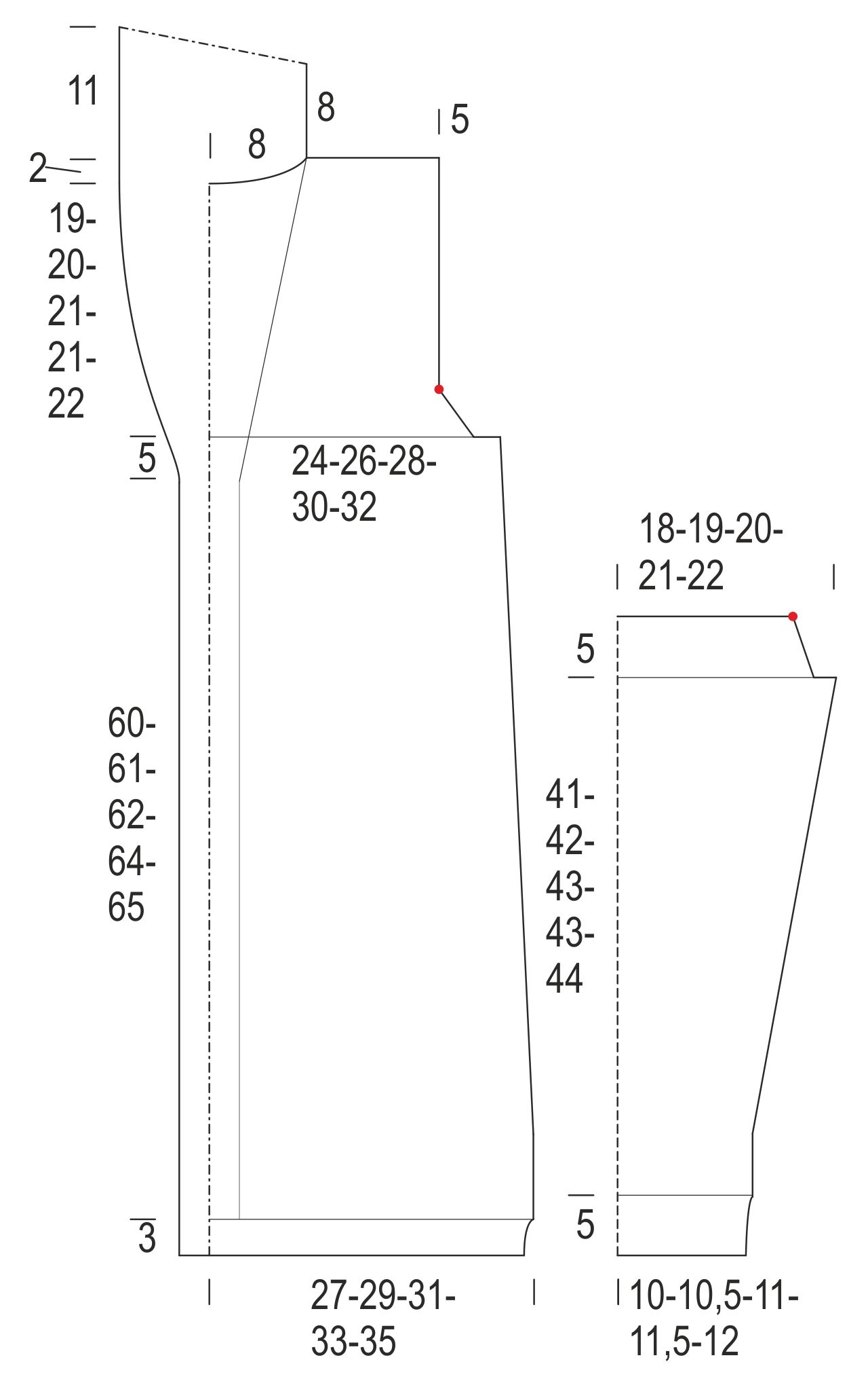 Naisen palmikkoneuletakki Novita 7 Veljestä (Kesä 2016) Instruction 1