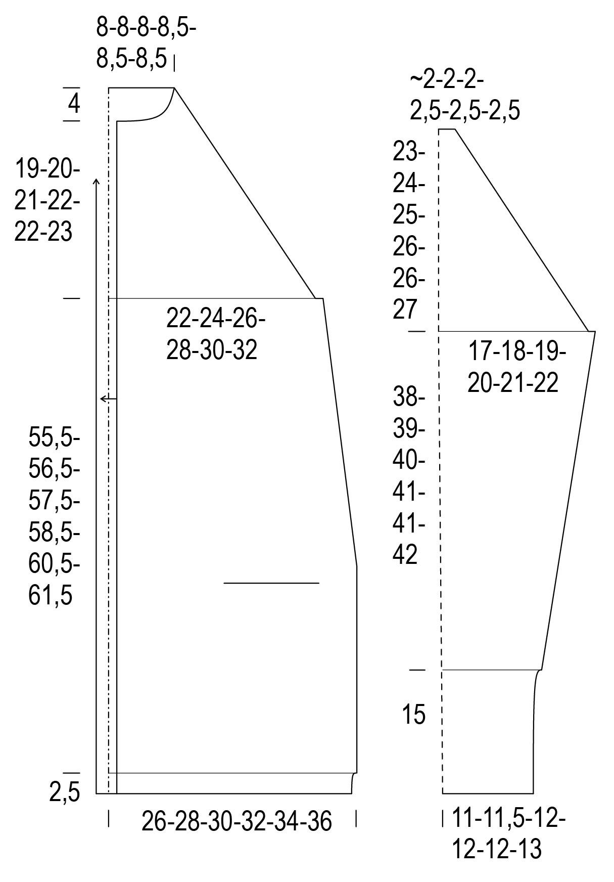 Noppa - koftan Instruction 3