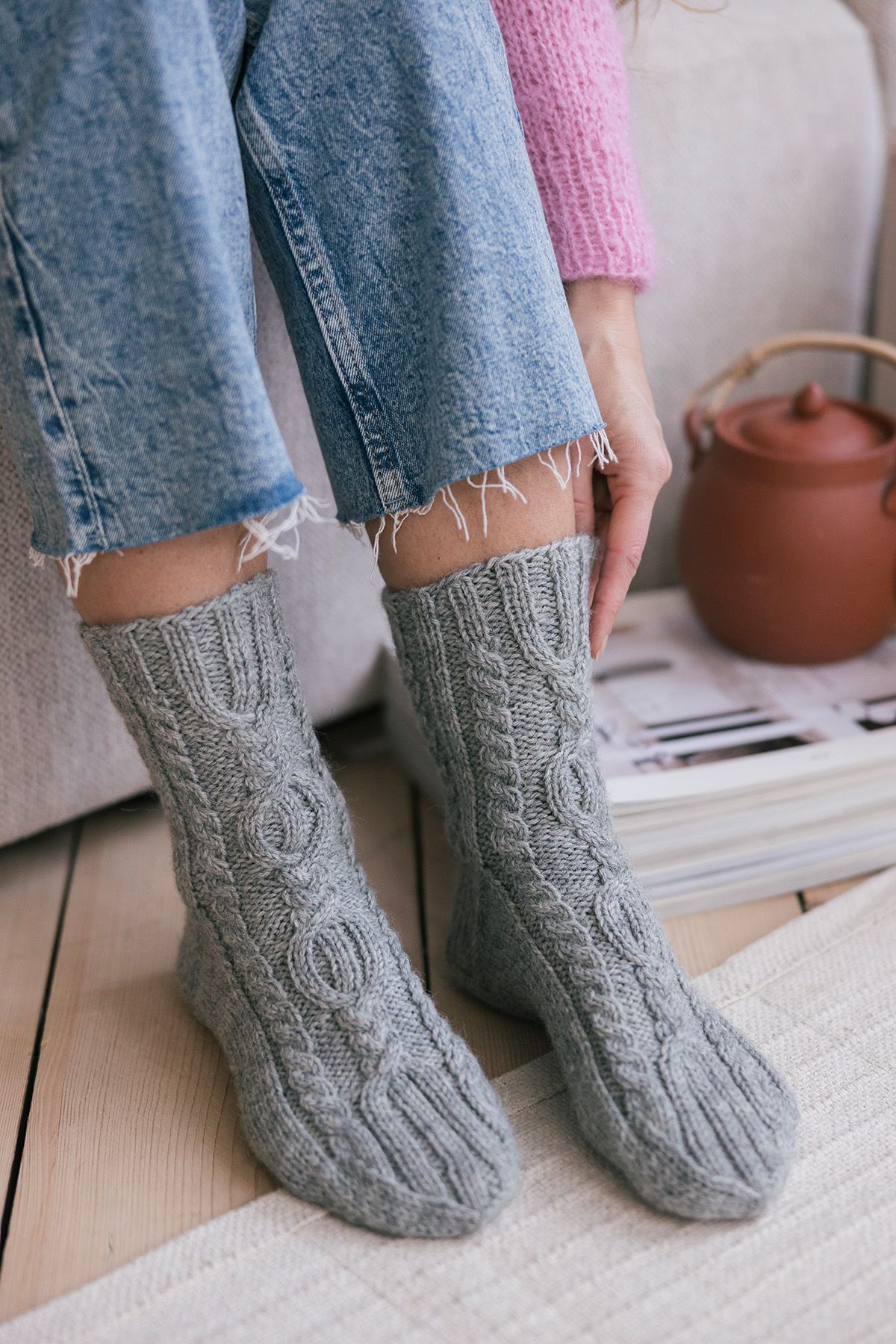 Elämän virta -nilkkasukat Example 2