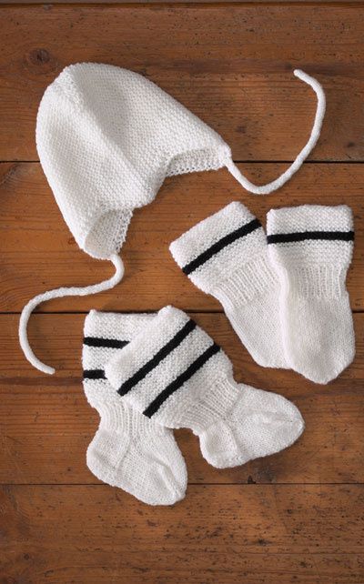 Vauvan myssy, lapaset ja sukat Example 1