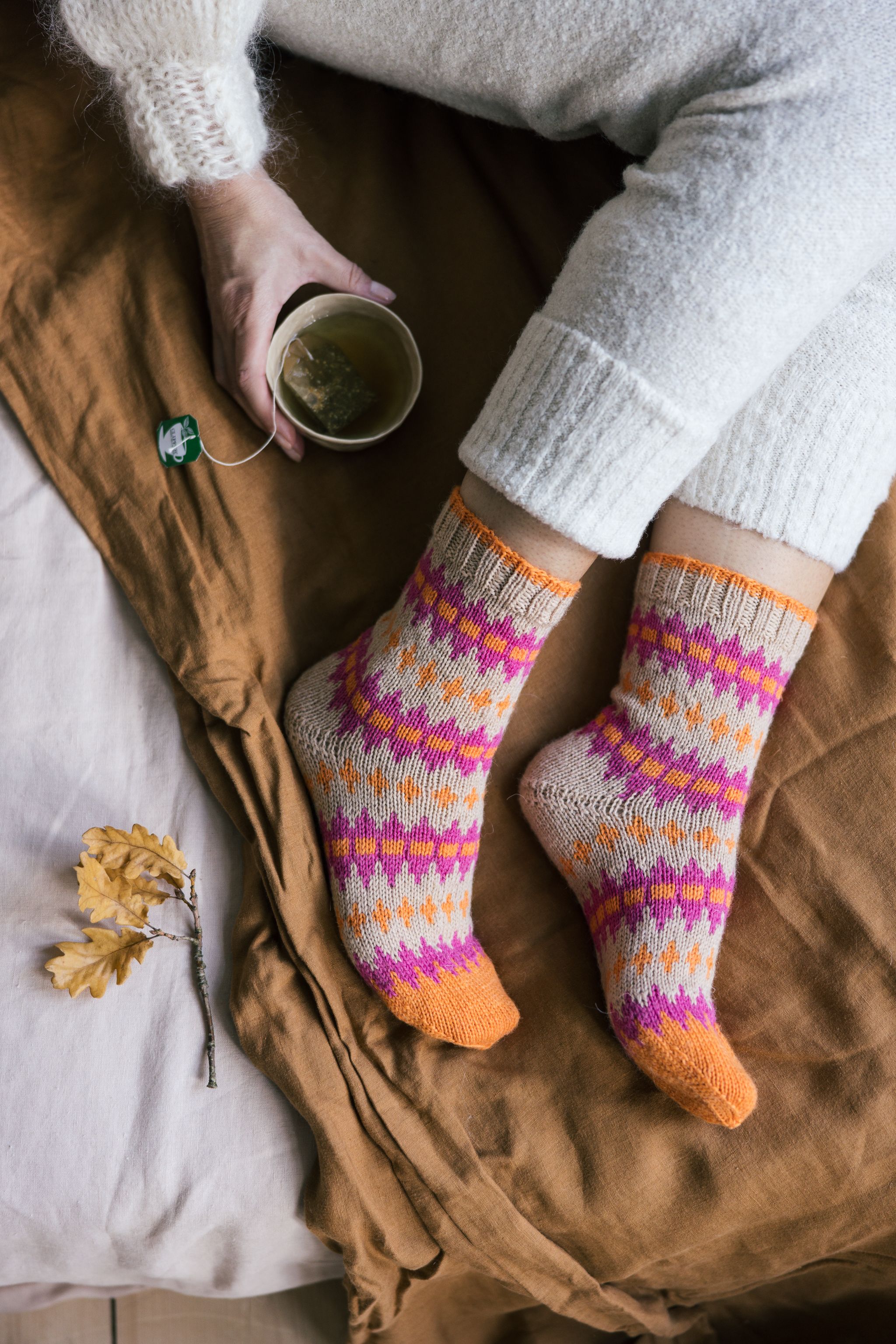 Socktober: Late summer -villasukat Novita Nalle