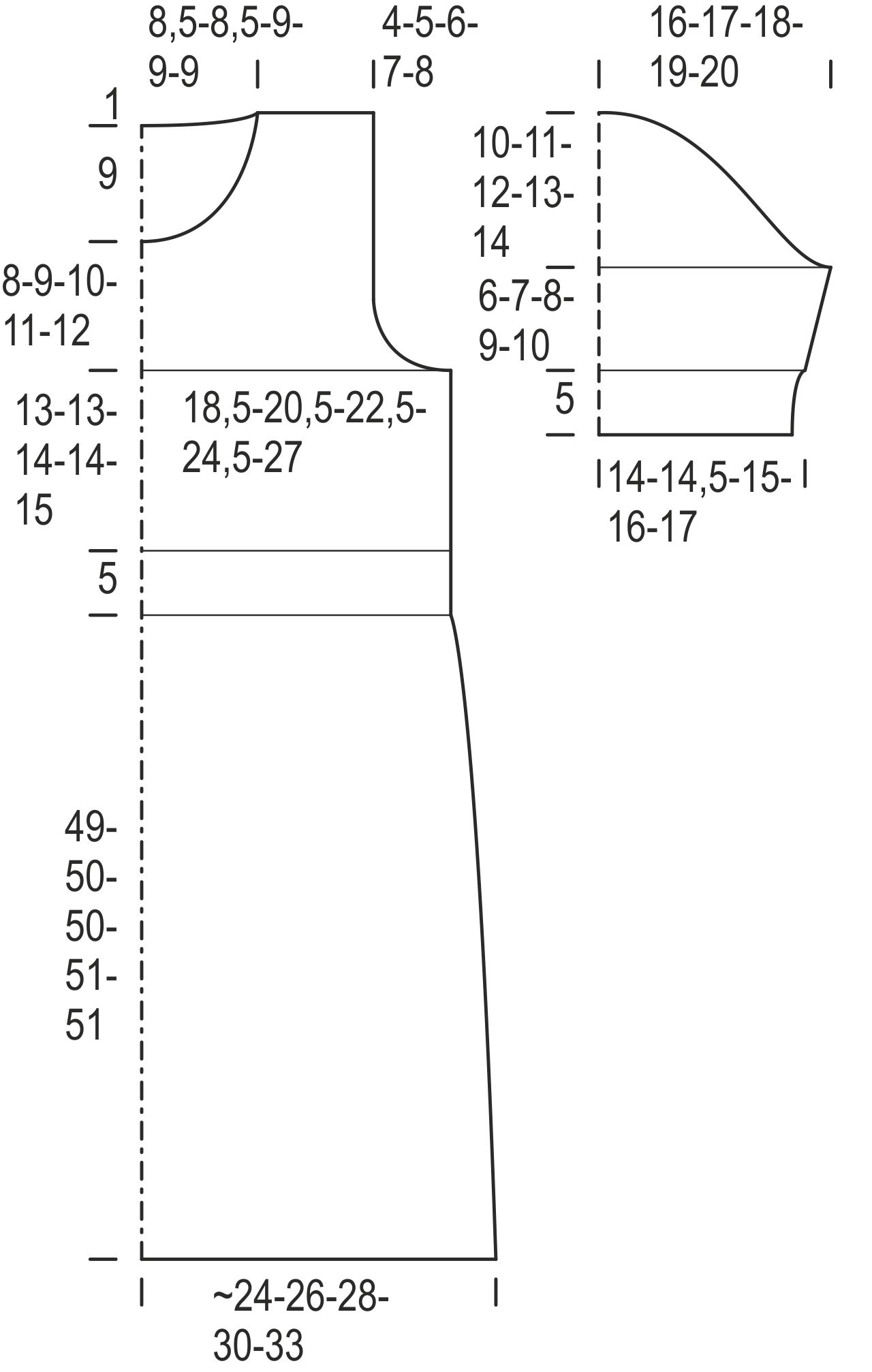 Womans Knitted Dress Novita 7 Veljestä (7 Brothers) Instruction 1