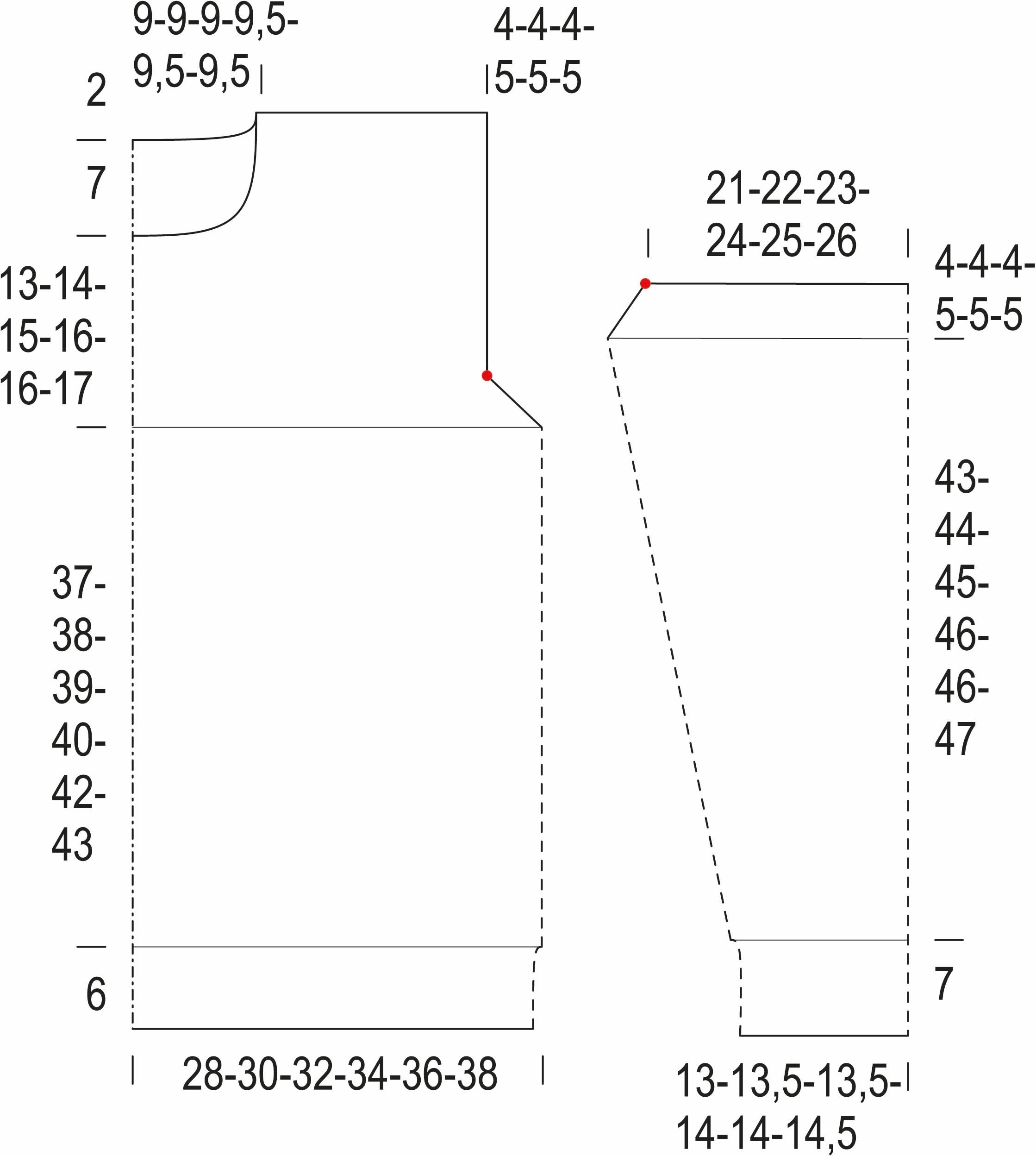 Träkol – tröjan Instruction 1