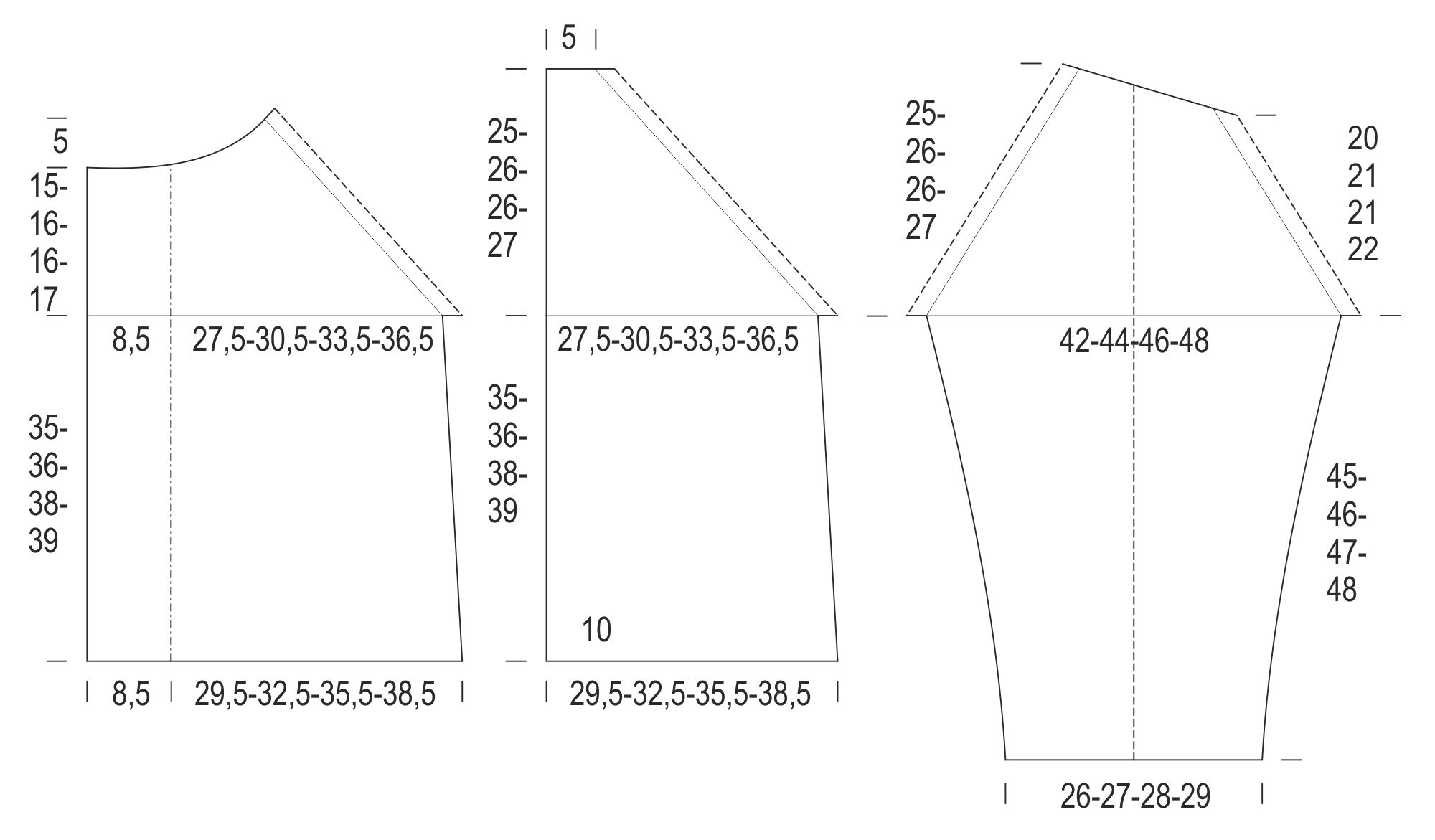 Stickad damkofta Novita Nalle (Vår 2016, mönster nr 51) Instruction 5