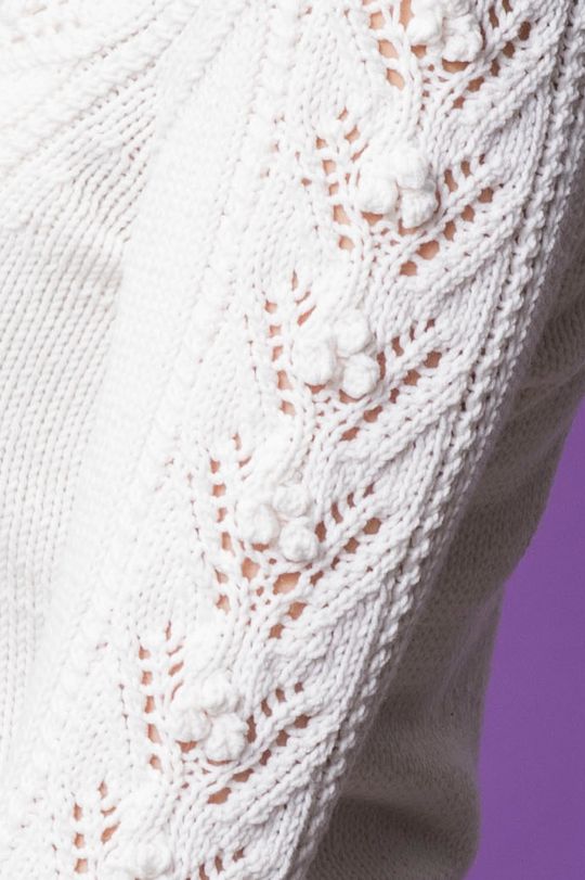 Naisen pitsineulepusero Novita Miami (Kesä 2014, malli 2) Example 3