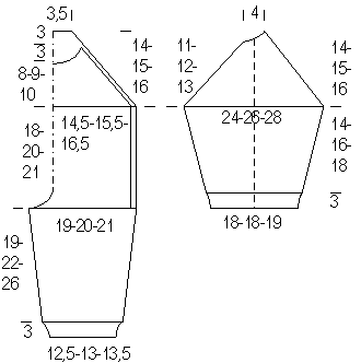 Neulottu vauvan palmikkohaalari (arkistomalli) Instruction 1