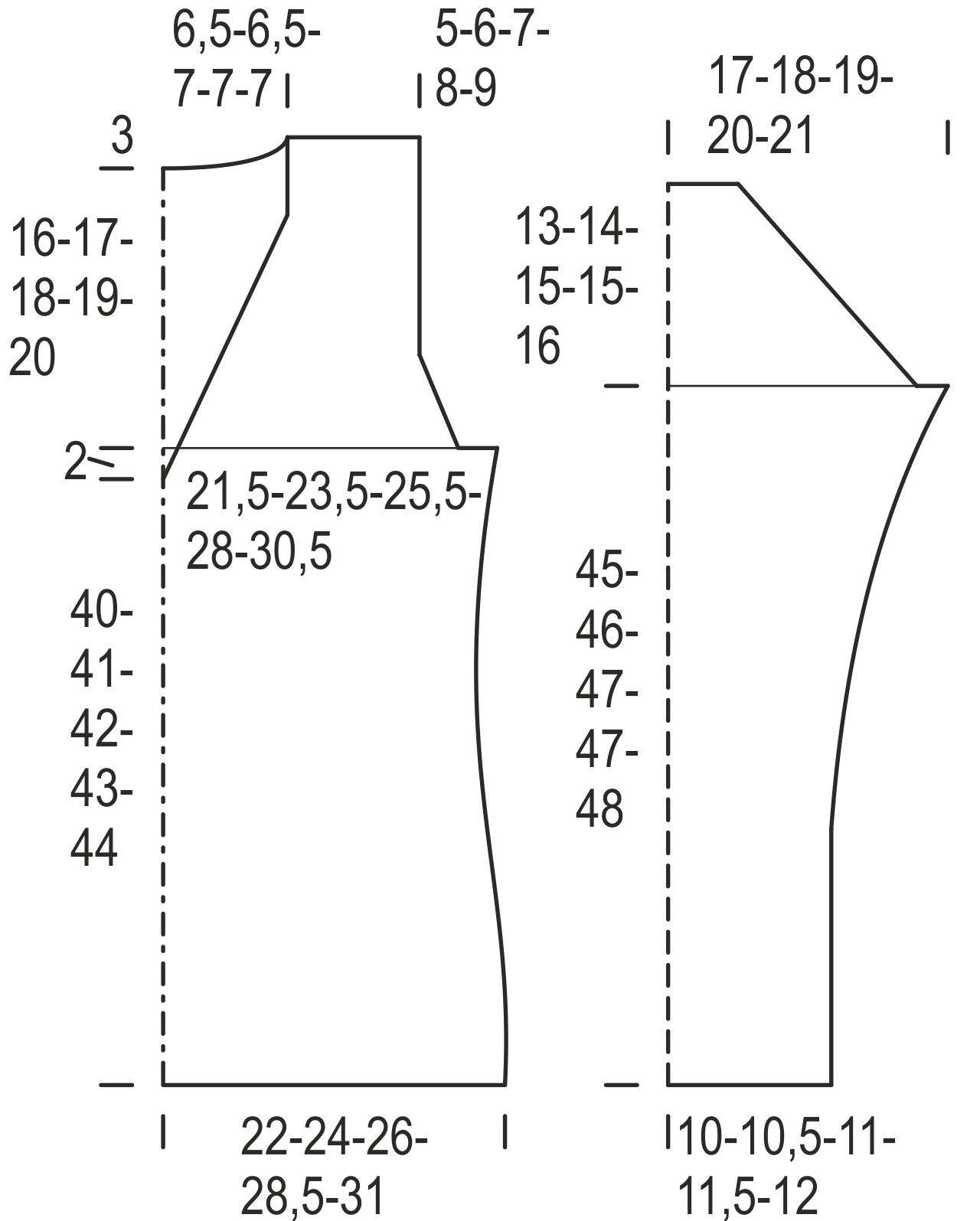 Naisen pitsineulepusero Novita Miami (Kesä 2014, malli 2) Instruction 1