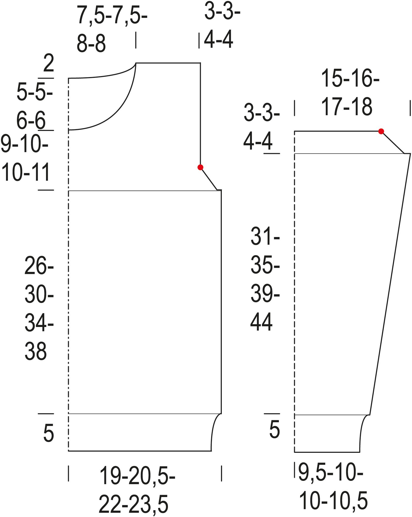 Skogsgrabb - tröjan Instruction 1