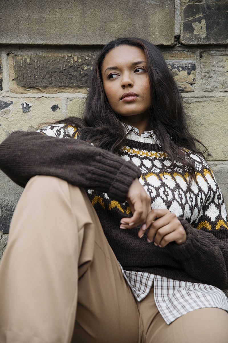 Novita Arctic Wool: Getter -kaarrokeneule Example 4