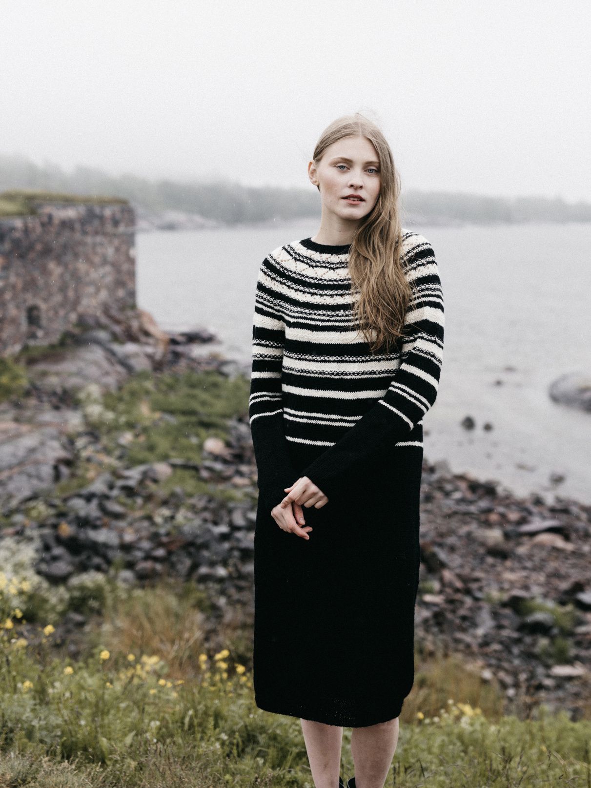 Naisen neulemekko Novita Nordic Wool (Syksy 2017) Example 1