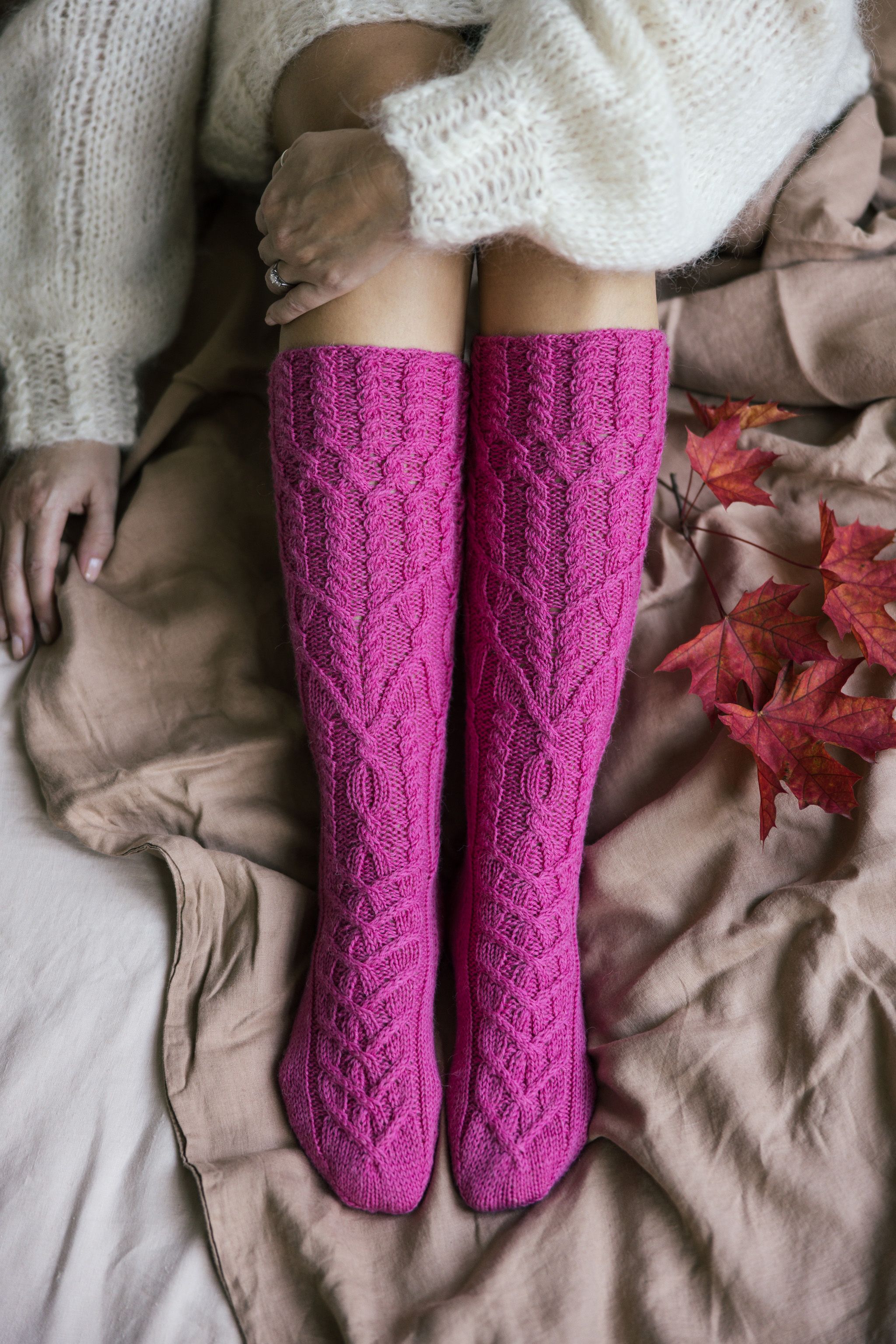 Socktober: Wildflower Trail socks Novita Nalle Example 1