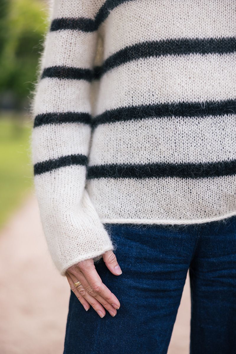 Mica-tröjan Knit-along - Stripe Example 3