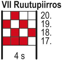 Rudolfus-sukat Instruction 7
