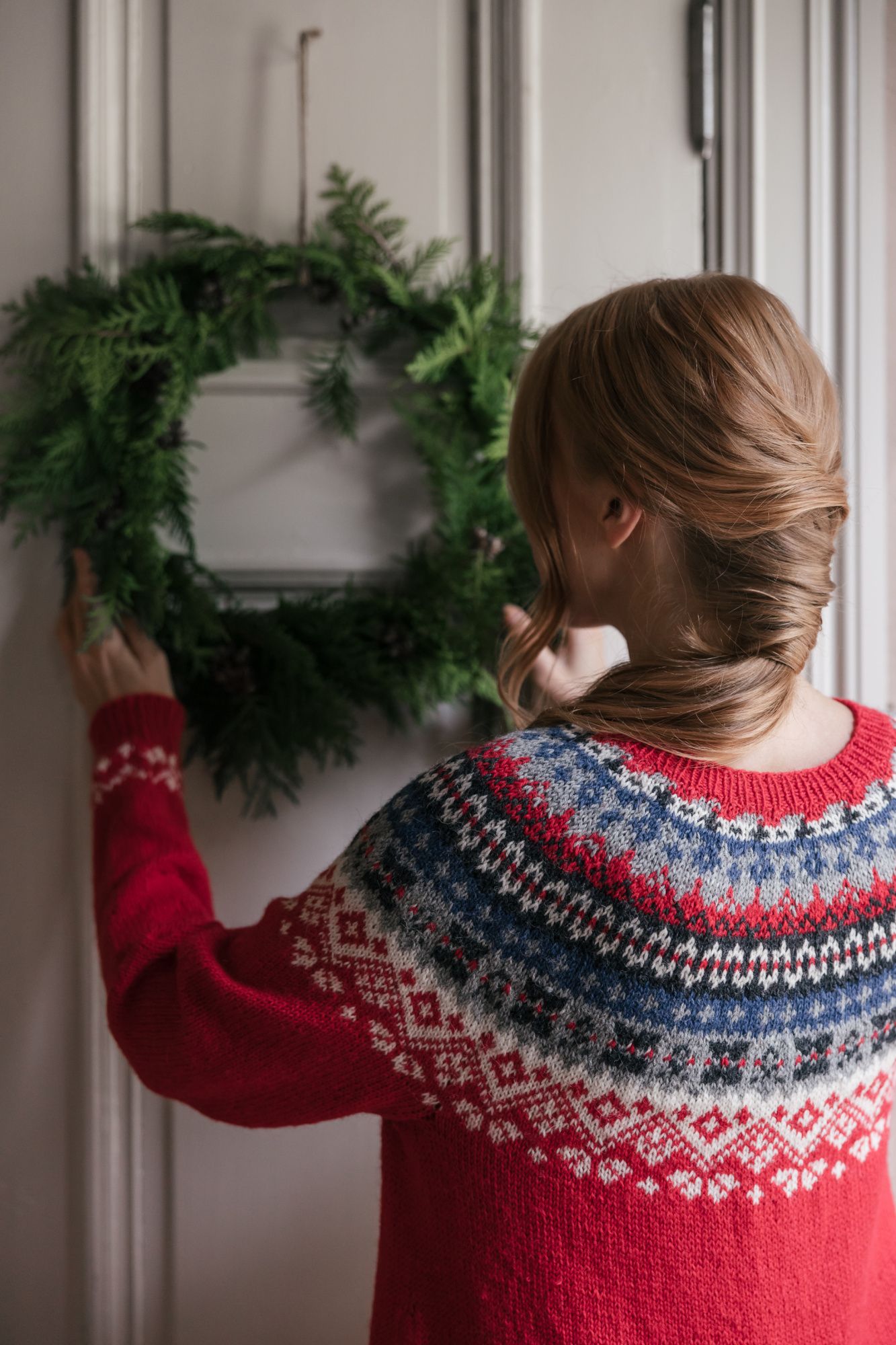 Novita Nalle: Joulutarina (A Christmas Story) knitted dress Example 2