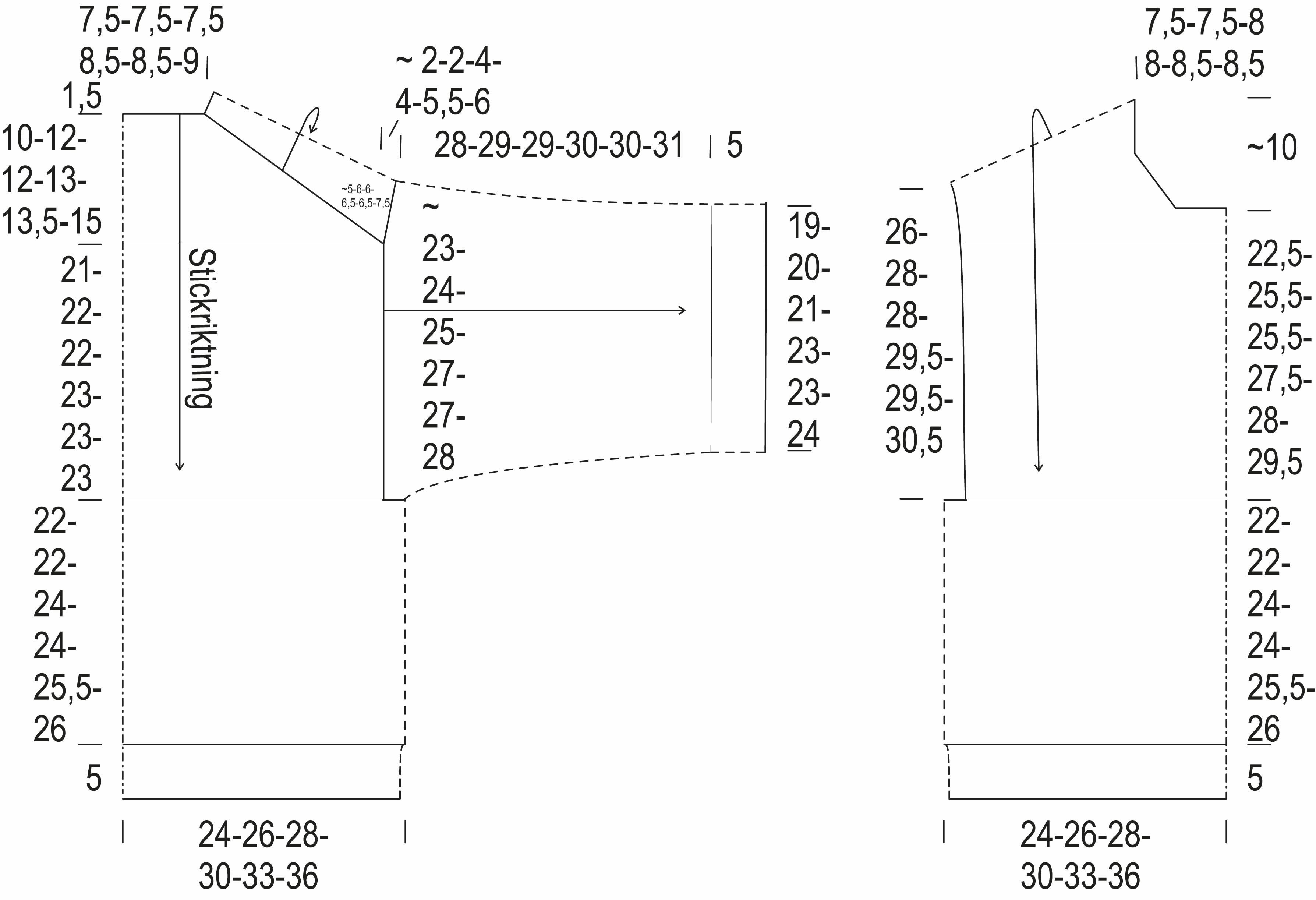 Tillgiven – tröjan Instruction 1