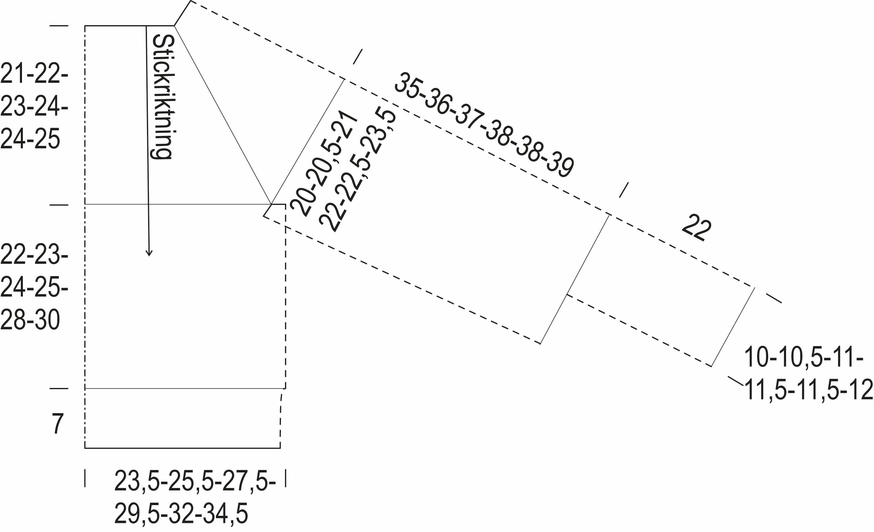 Söndag – tröjan Instruction 1