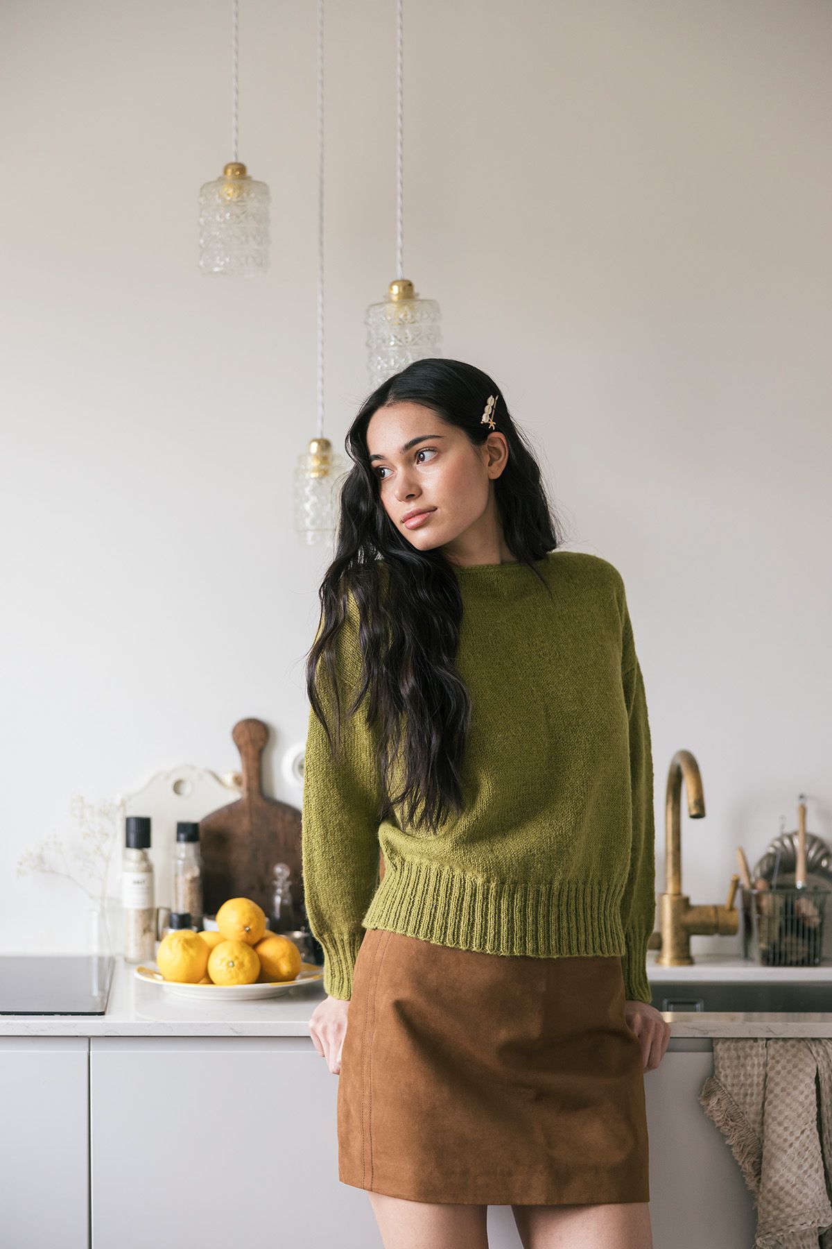 Kesäilta-neulepusero Example 2