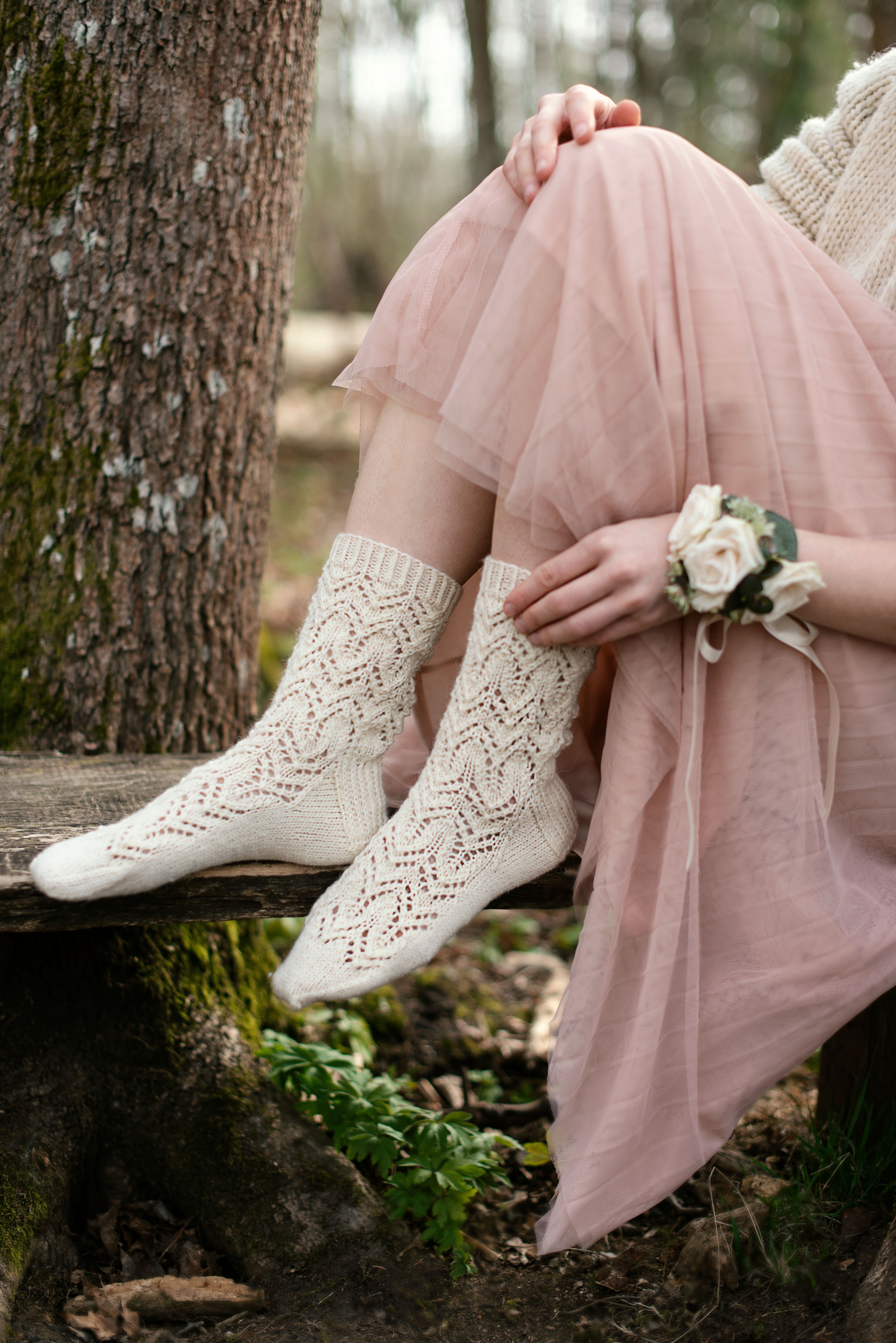 Bridal Socks Novita Nalle Example 1