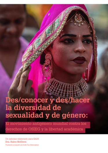 Portada del informe: Des/conocer y des/hacer la diversidad de sexualidad y de género