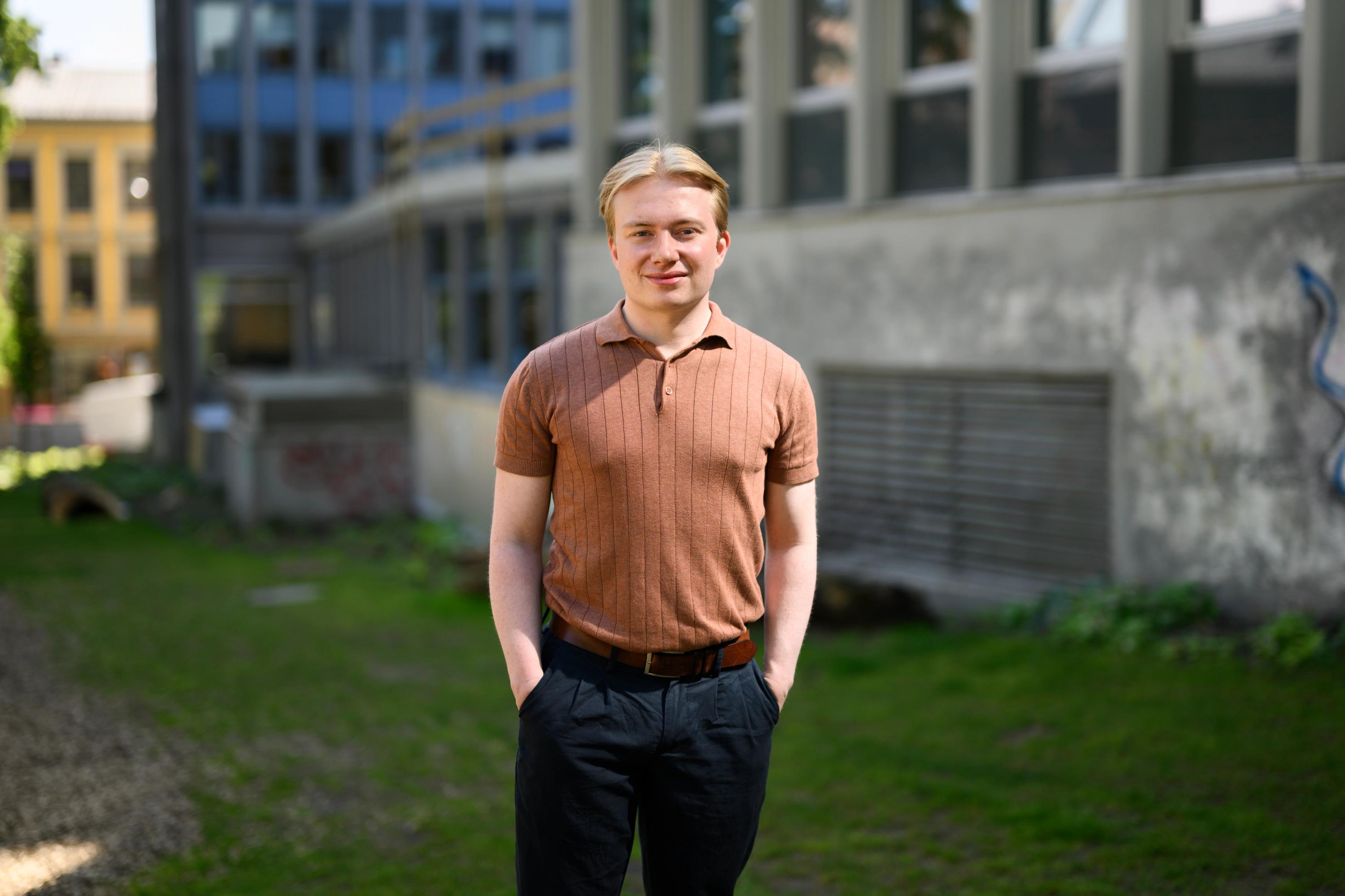 Portrait of Oline Sæther, President of NSO