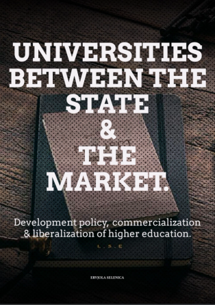 Rapportforside Universities between the state and the market (2018)