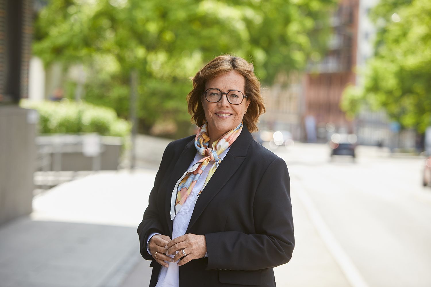 Portrait of Birgitte Olafsen, Secretary General of the Norwegian Association of Researchers