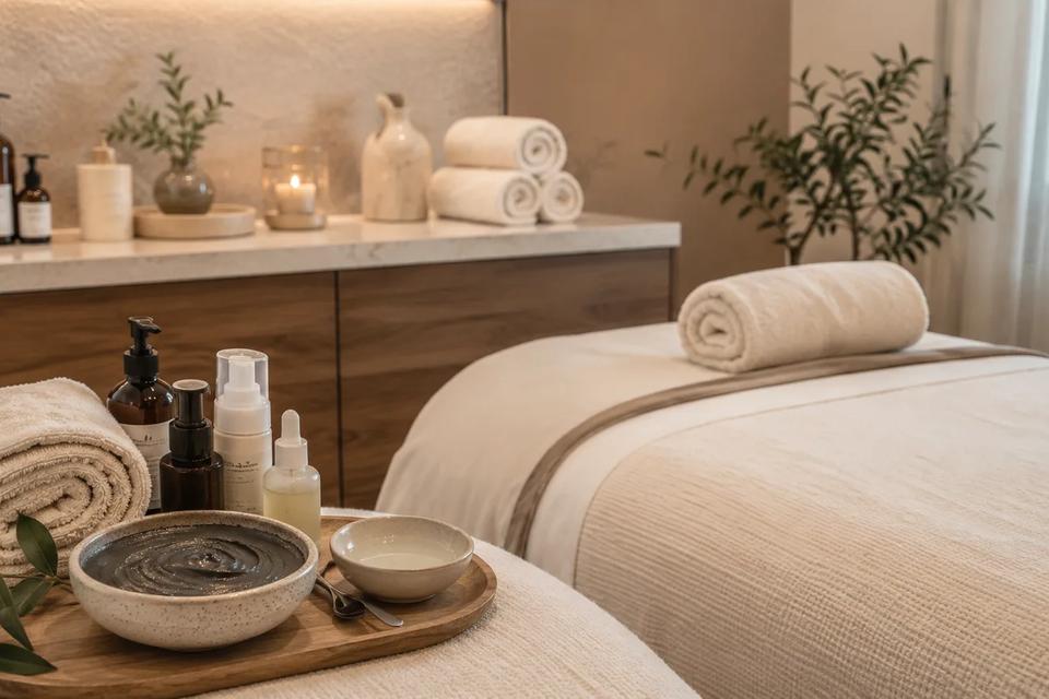 Gentleman Elite Facial treatment setup for professional mens skin care in Lithia FL