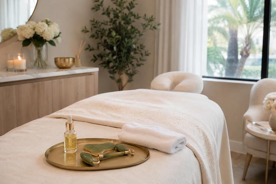 Facial lymphatic drainage tools for puffiness care in Lithia FL