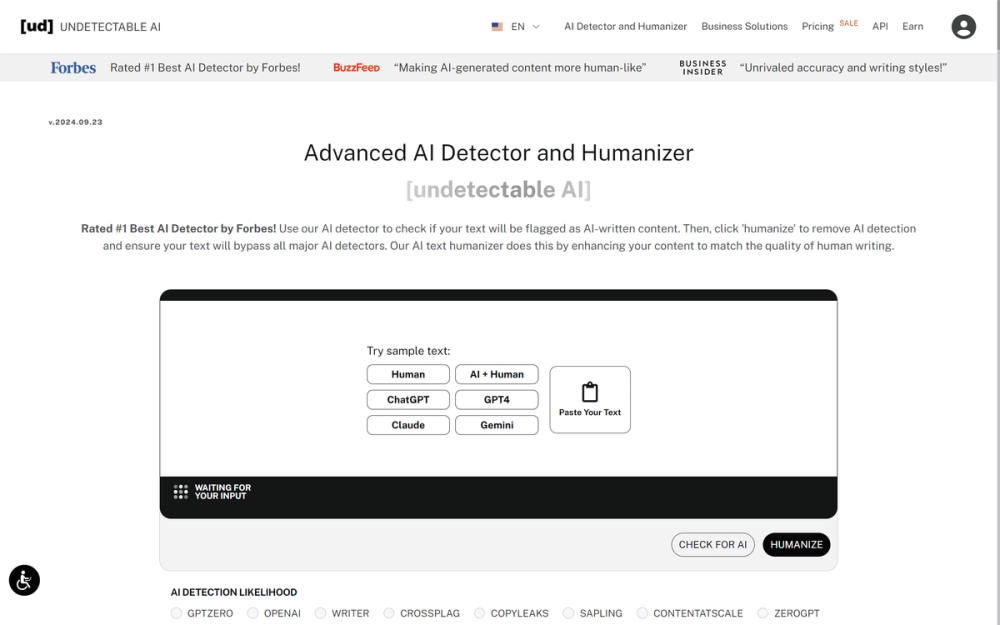 image of Undetectable AI