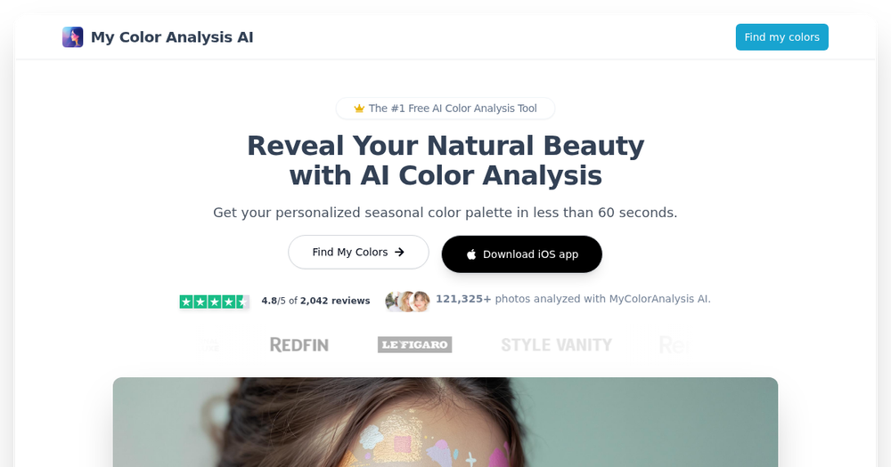 image of My Color Analysis AI