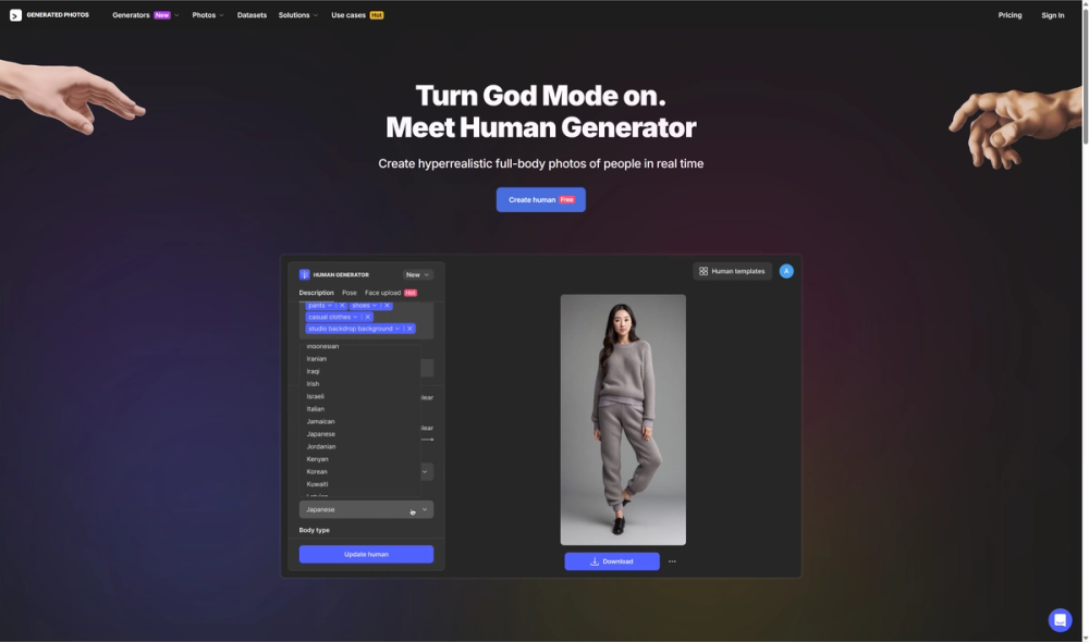Image for Human Genetator