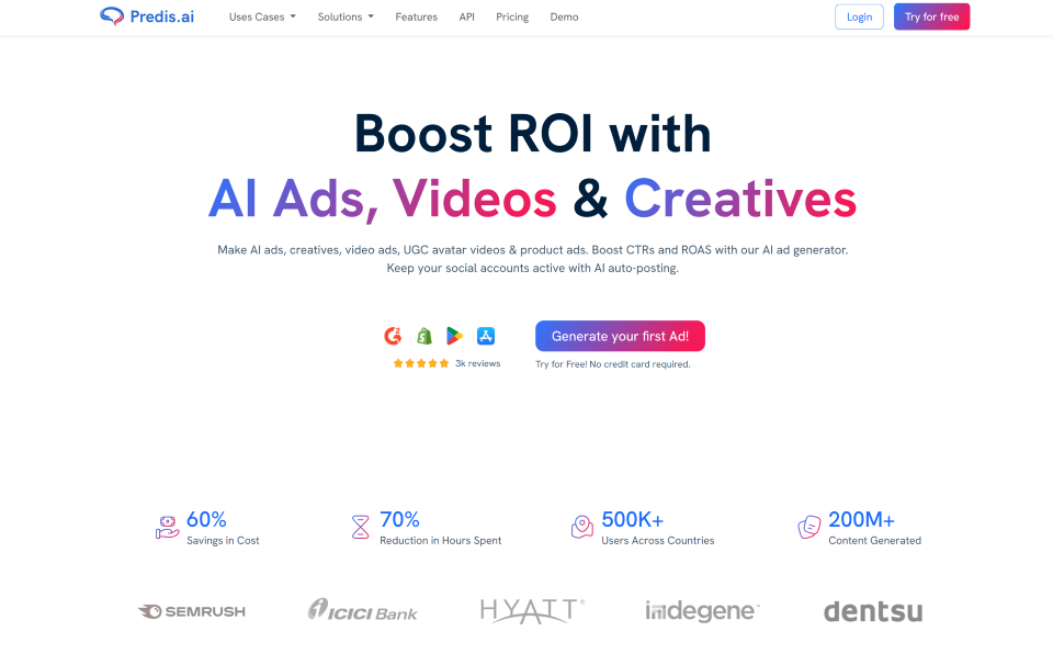 image of Predis AI Ad Generator