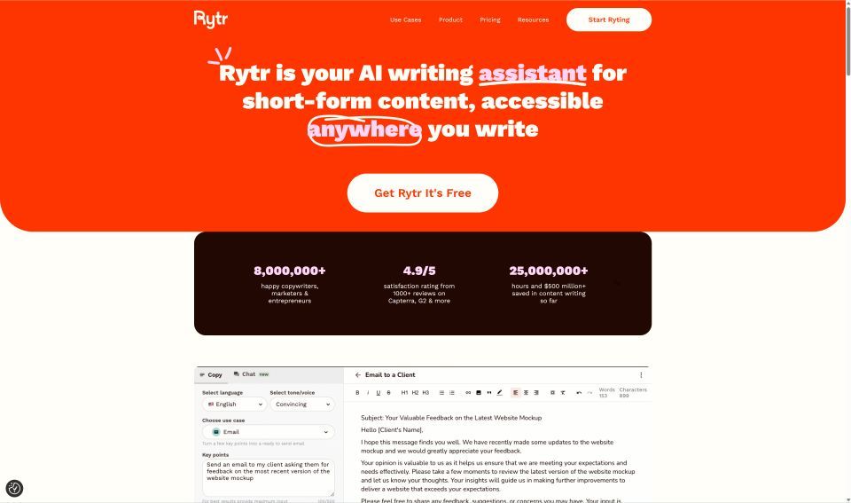 image of Rytr